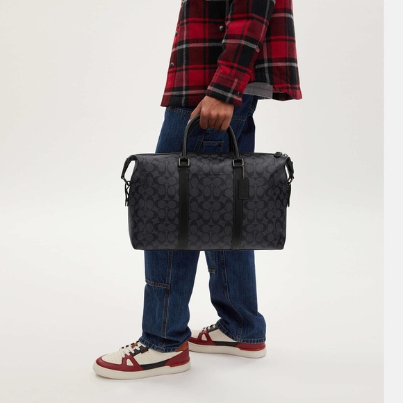 💰SOLD - F54776 - Coach Voyager Bag in Signature Canvas - Picture 11 of 11